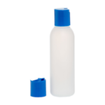 Botella-125ml-PEHD-Curvo-Natural-tapon-Disc-Top-Azul
