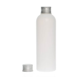 Botella 200 ml HDPE Traslúcido con Tapón Aluminio (24/410) - Botellas HDPE