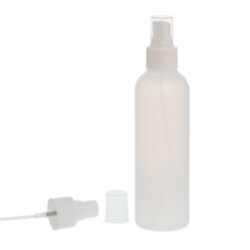 Botella 200 ml HDPE Traslúcido con Vaporizador Blanco (24/410) - Botellas HDPE