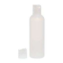 Botella 200 ml HDPE Traslúcido con Tapón Disc-Top Traslúcido (24/410) - Botellas HDPE