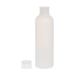 Botella 200 ml HDPE Traslúcido con Tapón Traslúcido (24/410) - Botellas HDPE