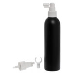 Botella-250ml-PEHD-Negra-Vaporizador-Trompeta-Blanco