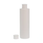 Botella-250ml-PEHD-Recto-Blanca-tapon-rosca-blanco