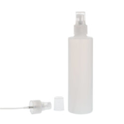 Botella 250 ml HDPE Traslúcido Recta con Vaporizador Traslúcido (24/410) - Botellas HDPE