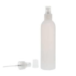 Botella 250 ml HDPE Traslúcido con Vaporizador Traslúcido (24/410) - Botellas HDPE
