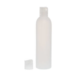 Botella 250 ml HDPE Traslúcido con Tapón Disc-Top Traslúcido (24/410) - Botellas HDPE