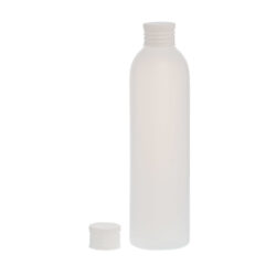 Botella 250 ml HDPE Traslúcido con Tapón Blanco (24/410) - Botellas HDPE