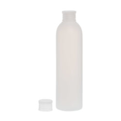 Botella 250 ml HDPE Traslúcido con Tapón Traslúcido (24/410) - Botellas HDPE