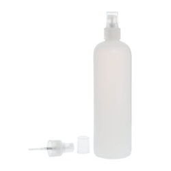 Botella 500 ml HDPE Traslúcido con Vaporizador Traslúcido (24/410) - Botellas HDPE