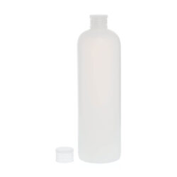 Botella 500 ml HDPE Traslúcido con Tapón Traslúcido (24/410) - Botellas HDPE