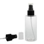 Botella-150ml-PET-Baja-Transparente-Vaporizador-Negro