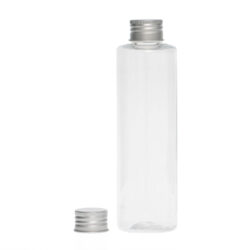 Botella 200 ml PET Transparente con Tapón Aluminio (24/410) - Botellas PET