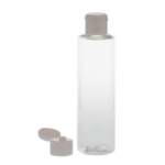 Botella-200ml-Recto-Transparente-tapon-Bisagra-Blanco
