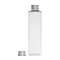 Botella 250 ml PET Transparente con Tapón Aluminio (24/410) - Botellas PET