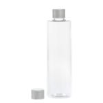 Botella-300ml-PET-Transparente-tapon-Recambio-Gris