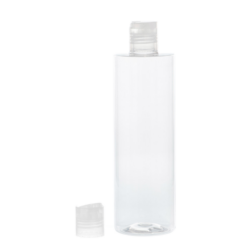 Botella 400 ml PET Transparente con Disc-Top Traslúcido (24/410) - Botellas PET