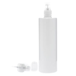 Botella 500 ml PET Blanca con Vaporizador Traslúcido (24/410) - Botellas PET