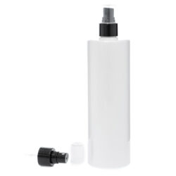 Botella 500 ml PET Blanca con Vaporizador Negro (24/410) - Botellas PET