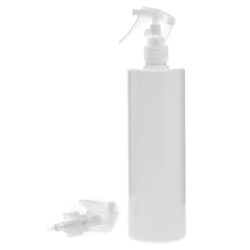 Botella 500 ml PET Blanca con Pistola Spray Trigger Traslúcido (24/410) - Botellas PET