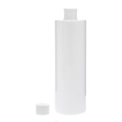 Botella 500 ml PET Blanco con Tapón Blanco (24/410) - Botellas PET