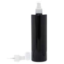 Botella 500 ml PET Negro con Vaporizador Blanco (24/410) - Botellas PET