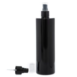 Botella 500 ml PET Negro con Vaporizador Negro (24/410) - Botellas PET