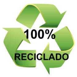 Botellas recicladas 100%