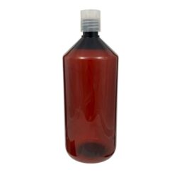 Botella 1.000 ml PET Topacio con Tapón Disc-Top Traslúcido (28/410) - Botellas