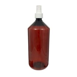 Botella 1.000 ml PET Topacio con Vaporizador Blanco (28/410) - Botellas