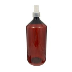 Botella 1.000 ml PET Topacio con Vaporizador Traslúcido (28/410) - Botellas