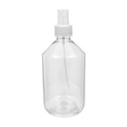 Botella 500 ml PET Transparente con Vaporizador Traslúcido (28/410) - Botellas PET