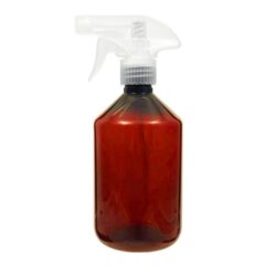 Botella 500 ml PET Topacio Hombro Cónico con Pistola Traslúcido (28/410) - Botellas PET