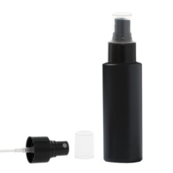Botella 100 ml HDPE Negro con Vaporizador Negro (24/410) - Botellas HDPE