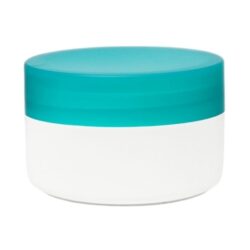 Tarro 200 ml Blanco con Tapa Verde Claro Ø 90 (Base, Tapa y Obturador) - Tarros de PP