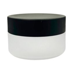 Tarro 200 ml Traslúcido con Tapa Negro Ø 90 (Base, Tapa y Obturador) - Tarros de PP