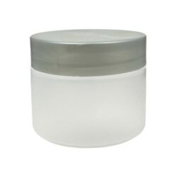 Tarro 250 ml Traslúcido con Tapa Plata Ø 90 (Base, Tapa y Obturador) - Tarros de PP