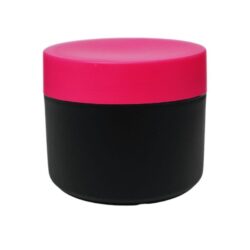 Tarro 250 ml Negro con Tapa Rubi Red Ø 90 (Base, Tapa y Obturador) - Tarros de PP