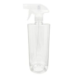 Botella 1.000 ml PET Transparente Hombro Recto con Pistola Trigger Traslúcido (28/410) - Botellas