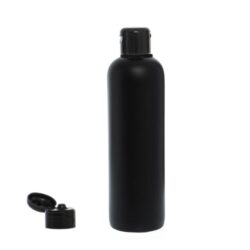 Botella 500 ml HDPE Negro Hombro Curvo Bisagra Negro (28/410) - Botellas