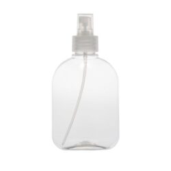 Botella 250 ml PET Petaca Transparente con Vaporizador Traslúcido (28/410) - Botellas PET