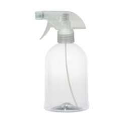 Botella 500 ml PET Campana Transparente con Trigger Traslúcido (28/410) - Botellas PET