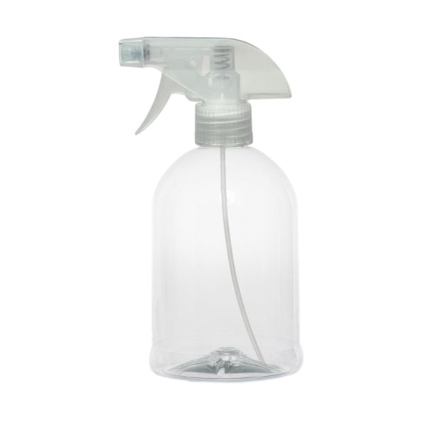Botella PET 500ml 28 410 Campana Transparente Vaporizador Trigger natural Pistola