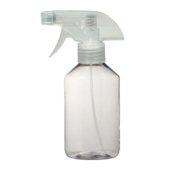 Botella 200 ml PET Transparente con Vaporizador Trigger Traslúcido (28/410) - Botellas PET