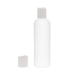 Botella 200 ml HDPE Blanco con Tapón Disc-Top Blanco (24/410) - Botellas HDPE