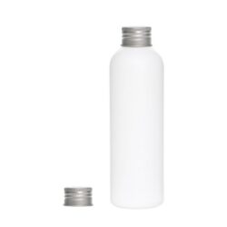 Botella 200 ml HDPE Blanco con Tapón Aluminio (24/410) - Botellas HDPE