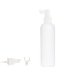 Botella 200 ml HDPE Blanco con Vaporizador Trompeta Blanco (24/410) - Botellas HDPE