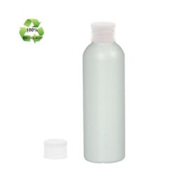 Botella 200 ml HDPE Reciclado con Tapón Traslúcido (24/410) - Botellas ECO