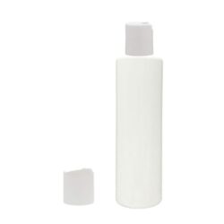 Botella 200 ml PET Blanco con Tapón Disc-Top Blanco (24/410) - Botellas PET