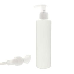 Botella 200 ml PET Blanco con Dosificador Traslúcido (24/410) - Botellas PET