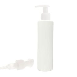 Botella 200 ml PET Blanco con Dosificador Blanco (24/410) - Botellas PET